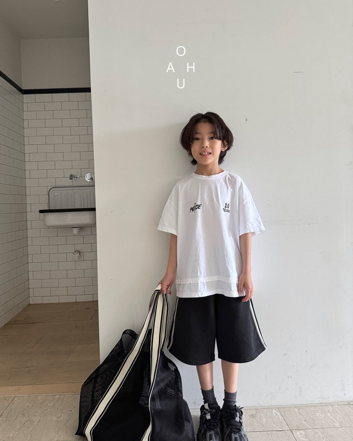 O'Ahu - Korean Children Fashion - #toddlerclothing - Tape Bermuda Pants - 7