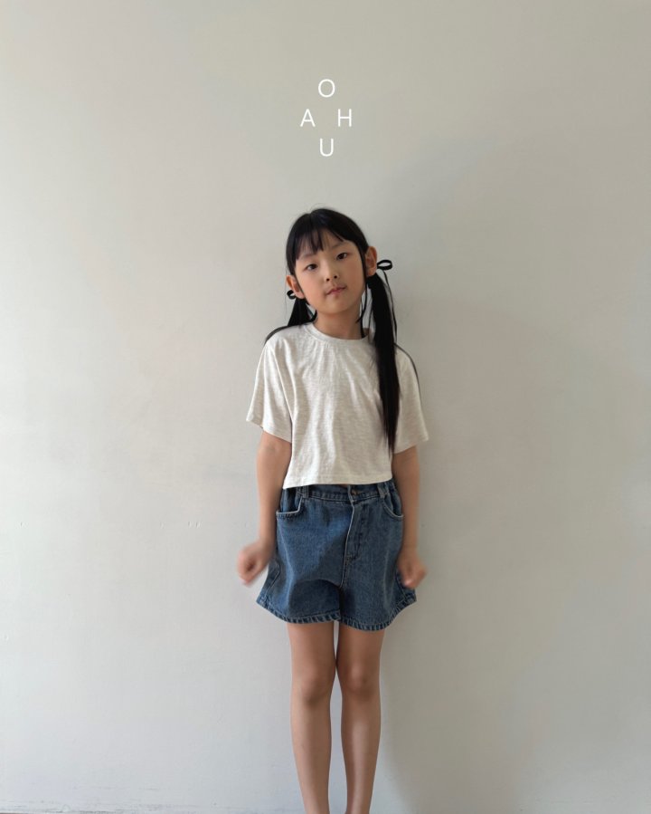 O'Ahu - Korean Children Fashion - #toddlerclothing - AA Denim Shorts - 5