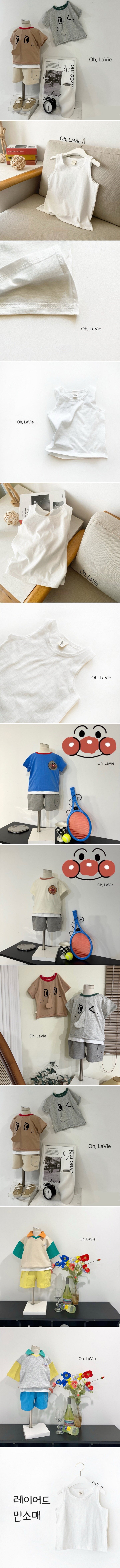 Oh lavie - Korean Children Fashion - #magicofchildhood - 260 Layered Sleeveless - 2