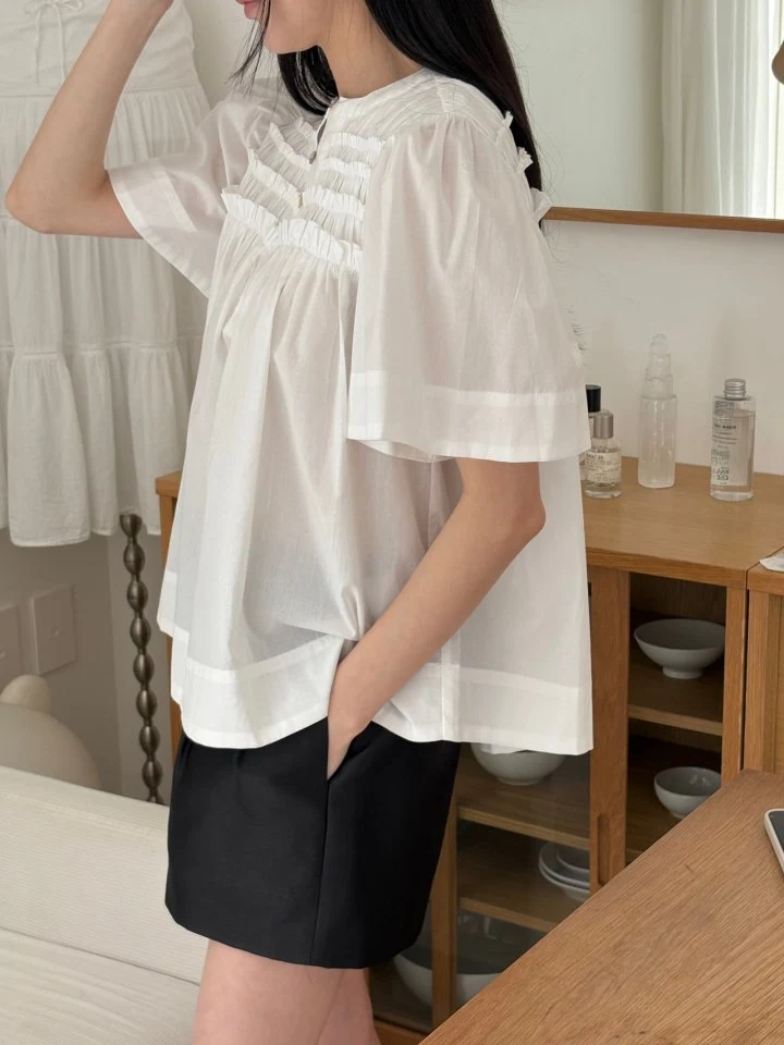 Ohao - Korean Women Fashion - #vintagekidsstyle - Sharon Blouse - 8