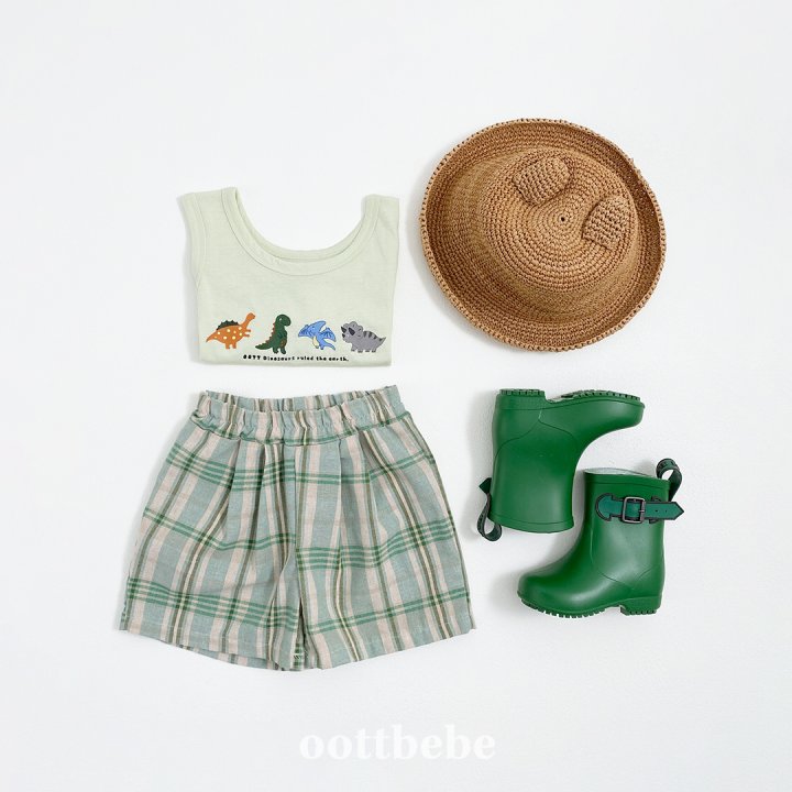 Oott Bebe - Korean Baby Fashion - #babyboutique - Dinosaur Tank Top - 11