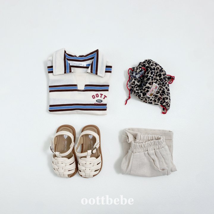 Oott Bebe - Korean Baby Fashion - #babyboutique - Rugby Collar Tee - 8