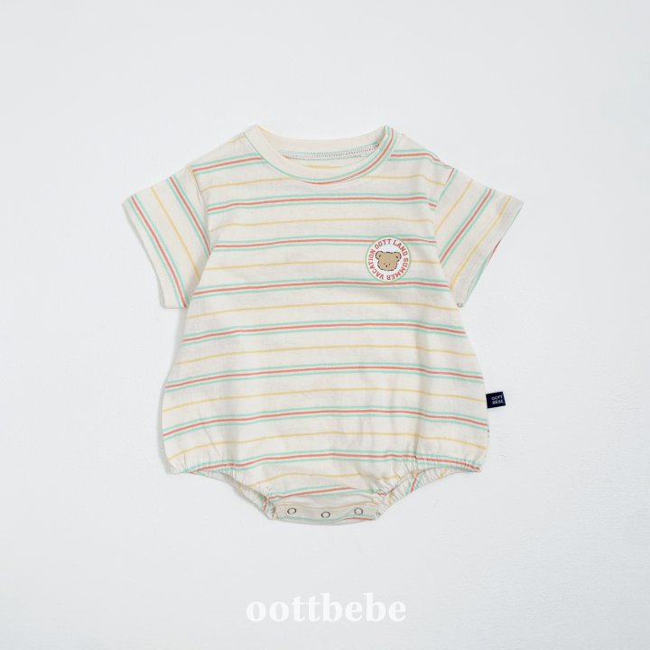 Oott Bebe - Korean Baby Fashion - #babyboutique - Bebe Aloha Bodysuit - 7