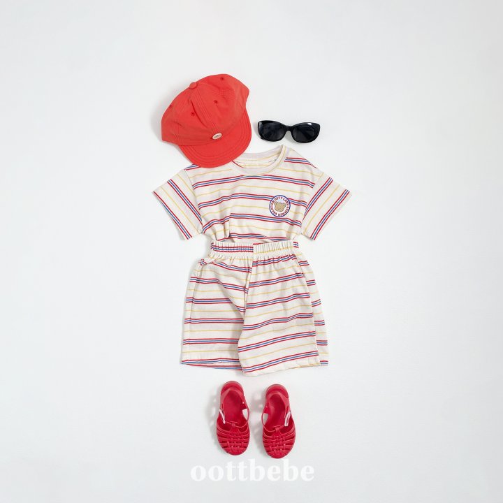 Oott Bebe - Korean Baby Fashion - #babyboutique - Aloha Top and Bottom Set - 6