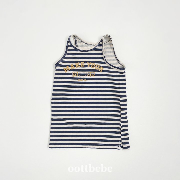Oott Bebe - Korean Baby Fashion - #babyboutique - Summer Stripe Dress - 4