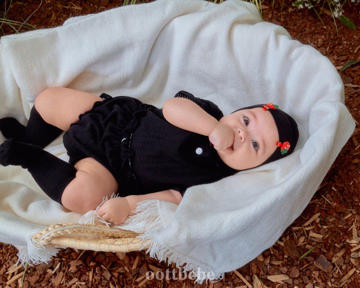 Oott Bebe - Korean Baby Fashion - #babyboutique - Honey Bloomer Set - 8