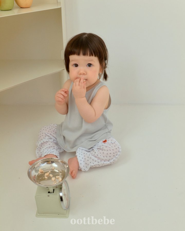 Oott Bebe - Korean Baby Fashion - #babyboutique - Simply Ribbed Sleeveless - 8