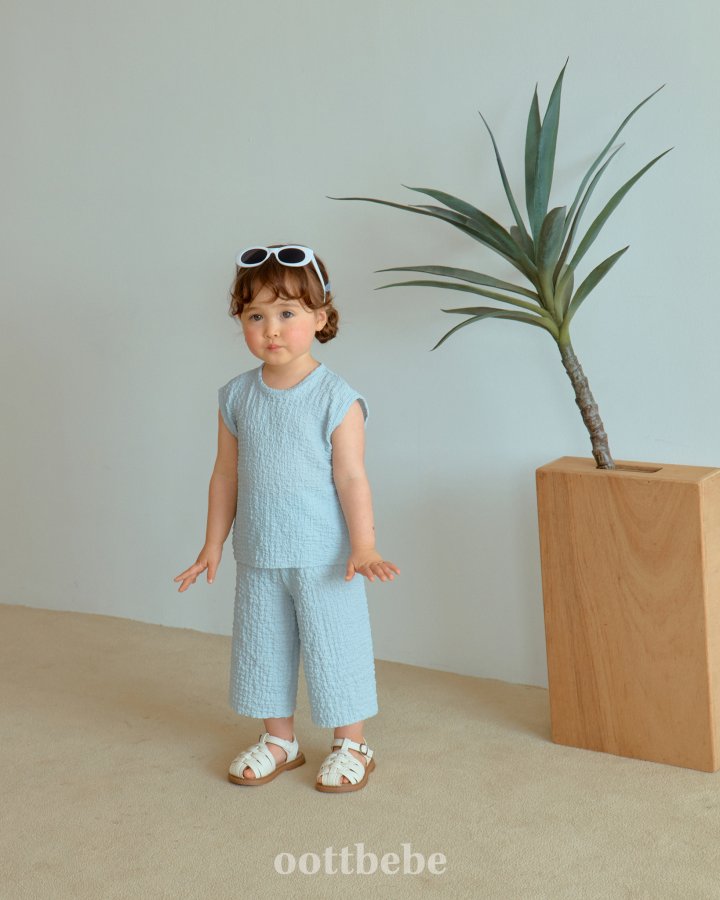 Oott Bebe - Korean Baby Fashion - #babyboutique - Maya Sleeveless Set - 2