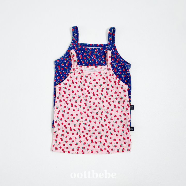 Oott Bebe - Korean Baby Fashion - #babyboutiqueclothing - Berry Sleeveless Easywear (set of 3) - 7