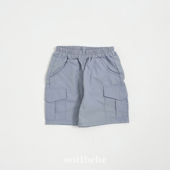 Oott Bebe - Korean Baby Fashion - #babyboutique - Wind Cargo Shorts - 4
