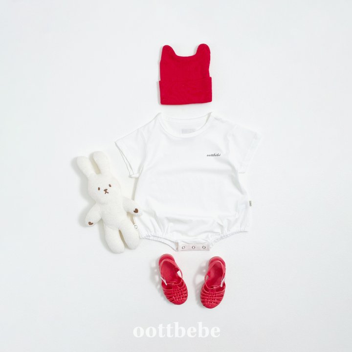 Oott Bebe - Korean Baby Fashion - #babyboutiqueclothing - Bebe Supima Short Sleeve Bodysuit - 3