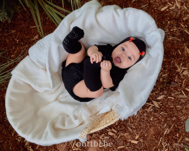 Oott Bebe - Korean Baby Fashion - #babyboutiqueclothing - Honey Bloomer Set - 9