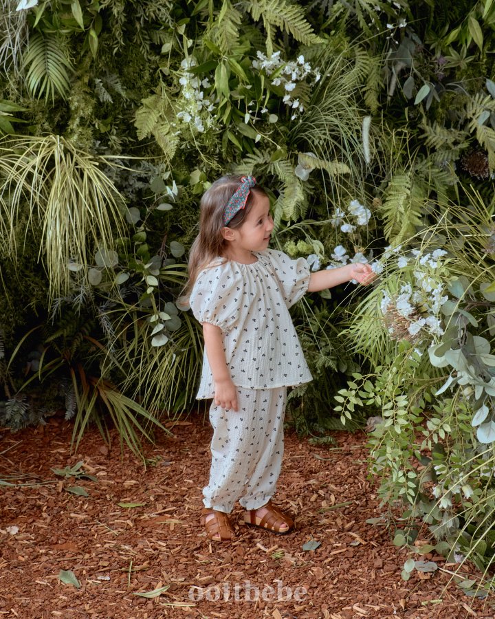 Oott Bebe - Korean Baby Fashion - #babyboutiqueclothing - Cozy Volume Top Bottom Set - 8