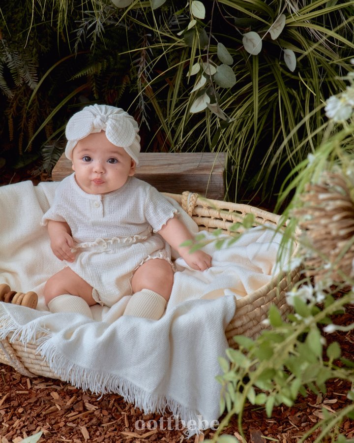 Oott Bebe - Korean Baby Fashion - #babyboutiqueclothing - Rose Bloomer Set