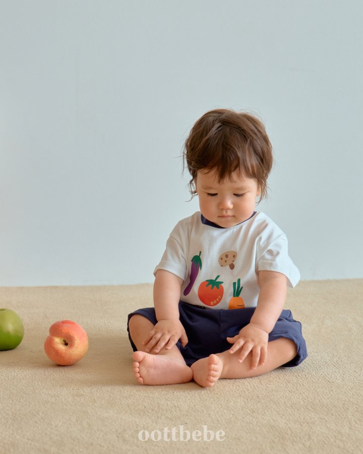 Oott Bebe - Korean Baby Fashion - #babyboutique - Vegetable Market Top Bottom Set - 4