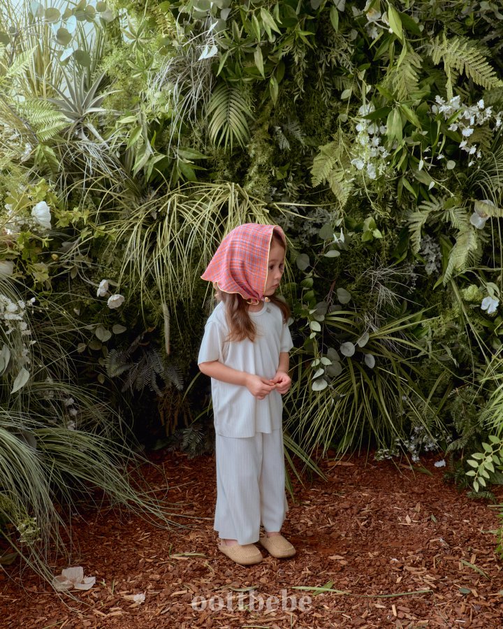 Oott Bebe - Korean Baby Fashion - #babyboutiqueclothing - Bali Pleats Top Bottom Set - 2