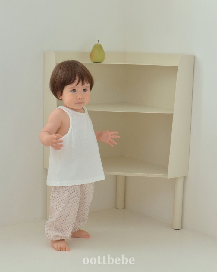 Oott Bebe - Korean Baby Fashion - #babyboutiqueclothing - Simply Ribbed Sleeveless - 9