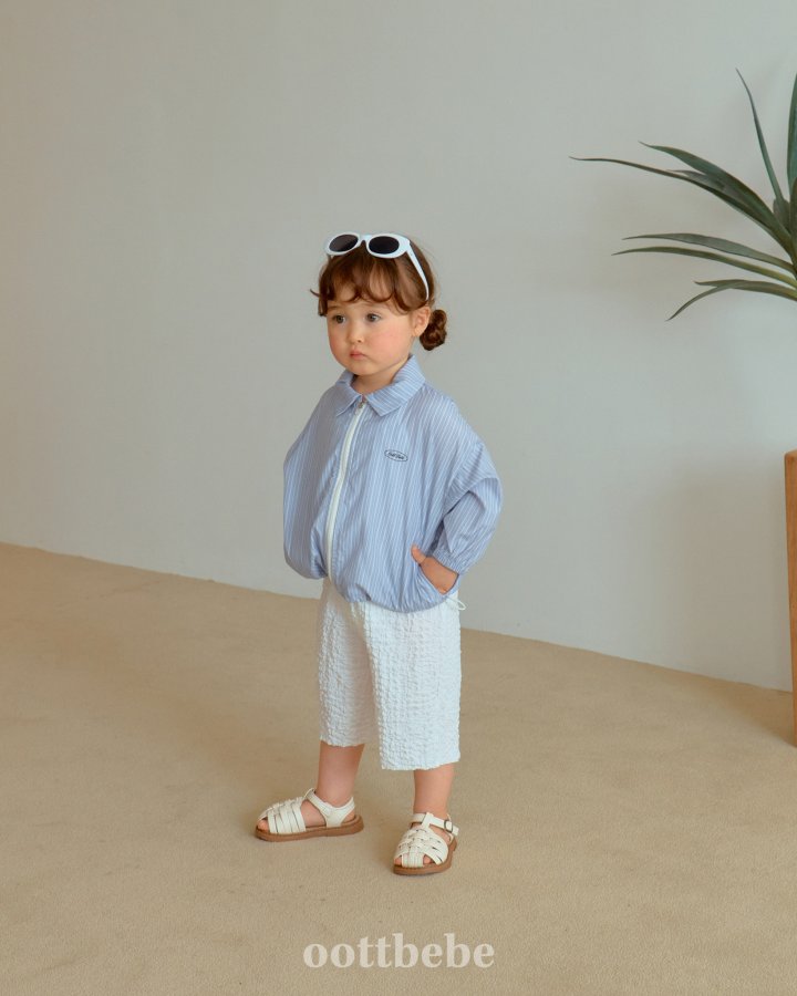 Oott Bebe - Korean Baby Fashion - #babyboutiqueclothing - Pose Collar Windbreaker - 10