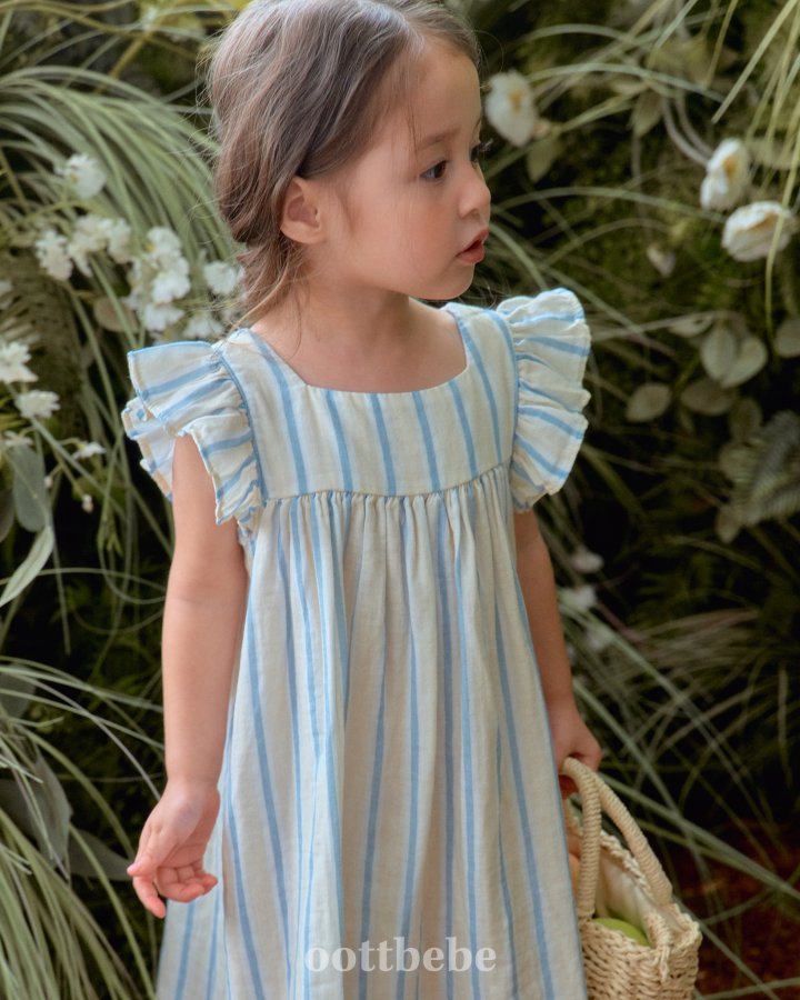 Oott Bebe - Korean Baby Fashion - #babyboutiqueclothing - Merona Frill One-piece - 3