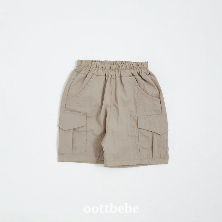 Oott Bebe - Korean Baby Fashion - #babyclothing - Wind Cargo Shorts - 5