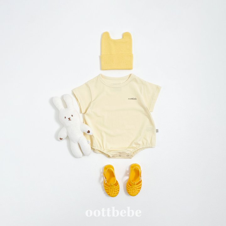 Oott Bebe - Korean Baby Fashion - #babyboutiqueclothing - Bebe Supima Short Sleeve Bodysuit - 4