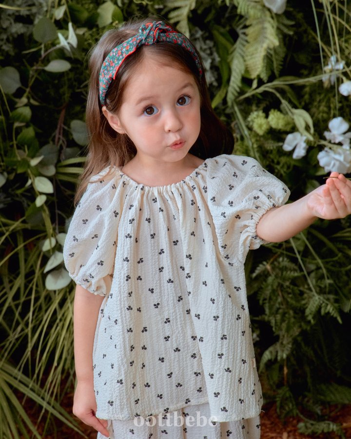 Oott Bebe - Korean Baby Fashion - #babyclothing - Cozy Volume Top Bottom Set - 9