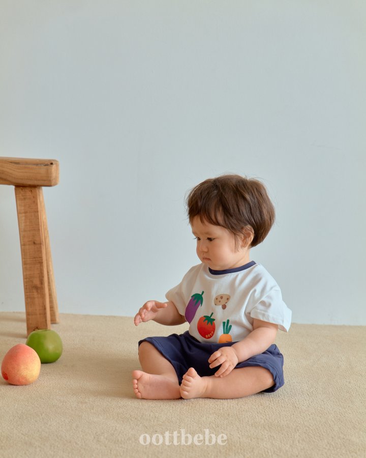 Oott Bebe - Korean Baby Fashion - #babyclothing - Vegetable Market Top Bottom Set - 5