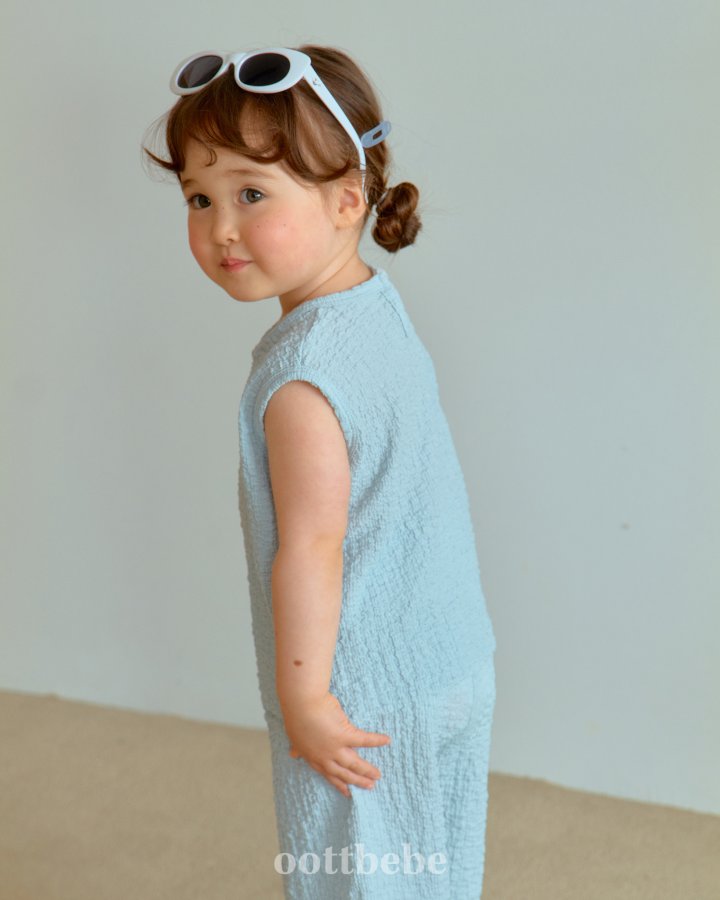 Oott Bebe - Korean Baby Fashion - #babyboutiqueclothing - Maya Sleeveless Set - 4