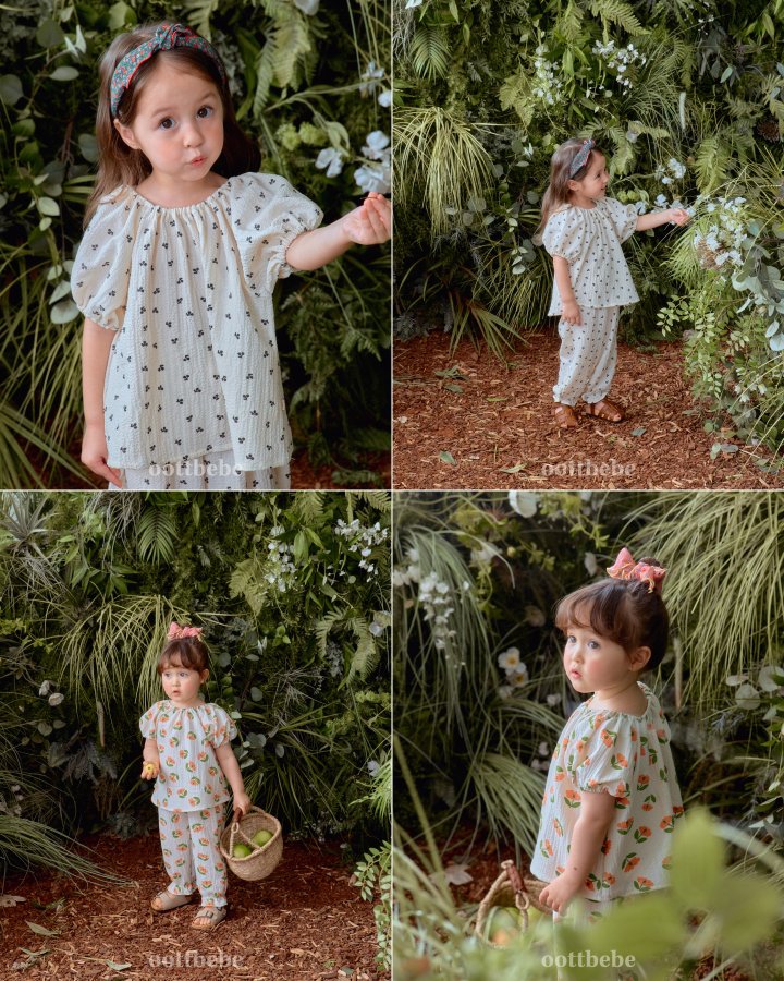 Oott Bebe - Korean Baby Fashion - #babyfashion - Cozy Volume Top Bottom Set - 10