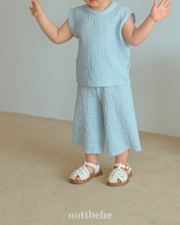 Oott Bebe - Korean Baby Fashion - #babyfashion - Maya Sleeveless Set - 5