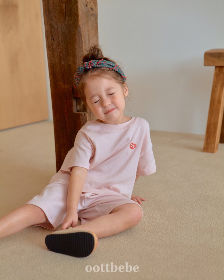 Oott Bebe - Korean Baby Fashion - #babyfashion - Easy Fit Top Bottom Set - 7