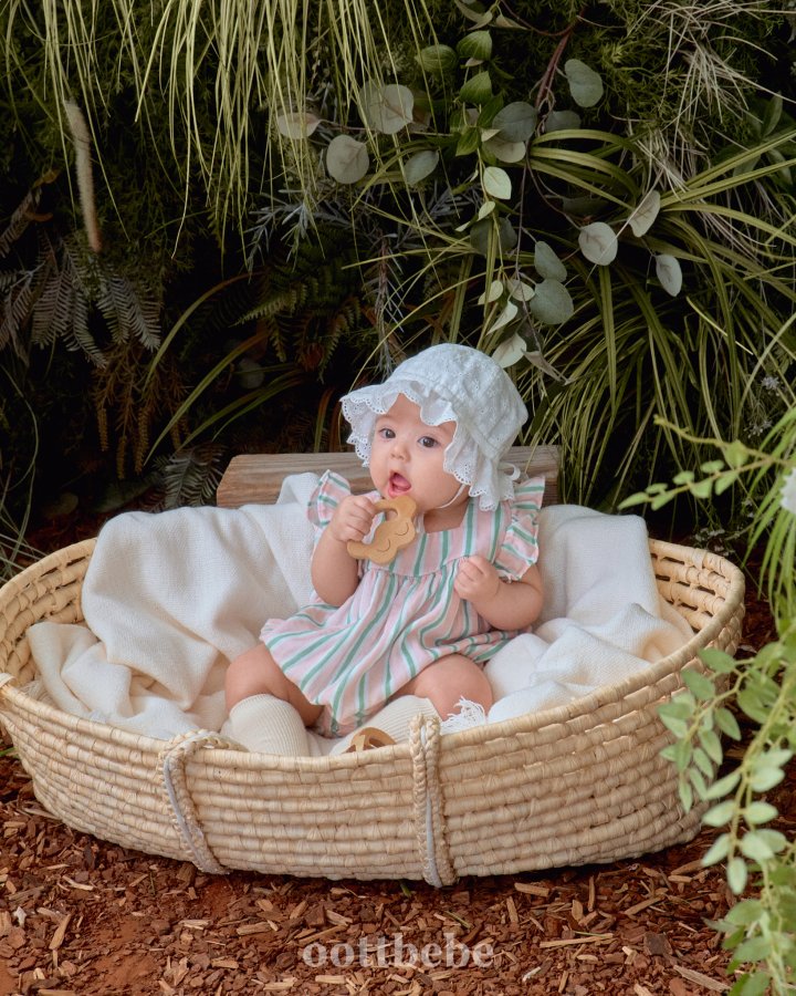 Oott Bebe - Korean Baby Fashion - #babyclothing - Merona Frill Suit - 4