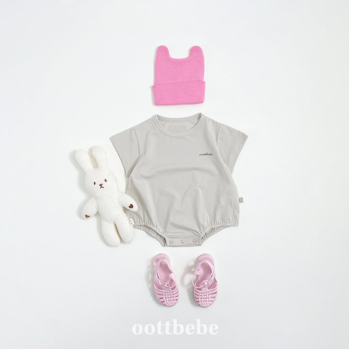 Oott Bebe - Korean Baby Fashion - #babyfever - Bebe Supima Short Sleeve Bodysuit - 6
