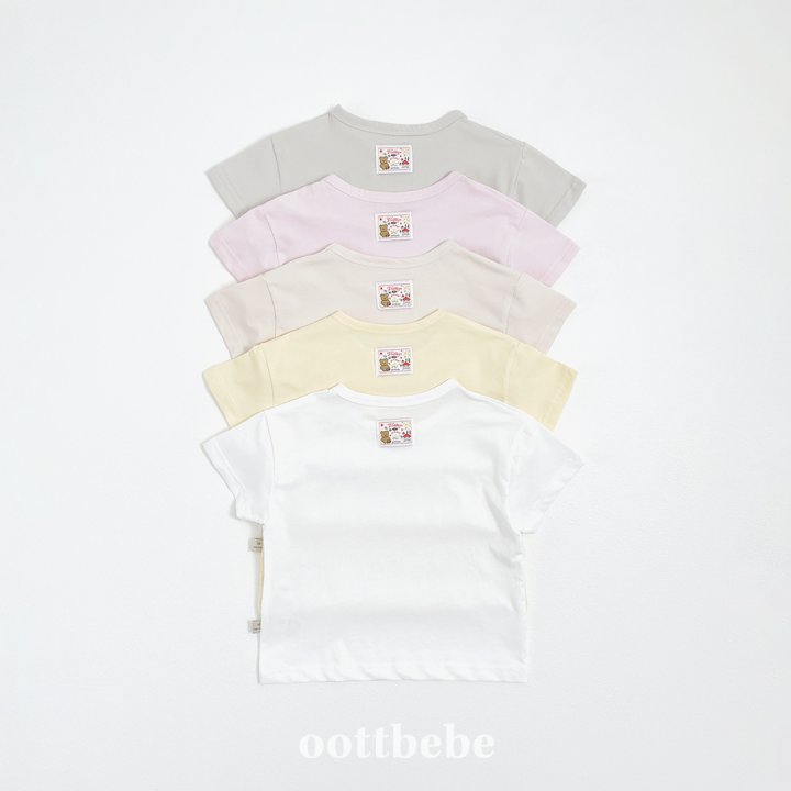 Oott Bebe - Korean Baby Fashion - #babyfashion - Supima Tee - 4