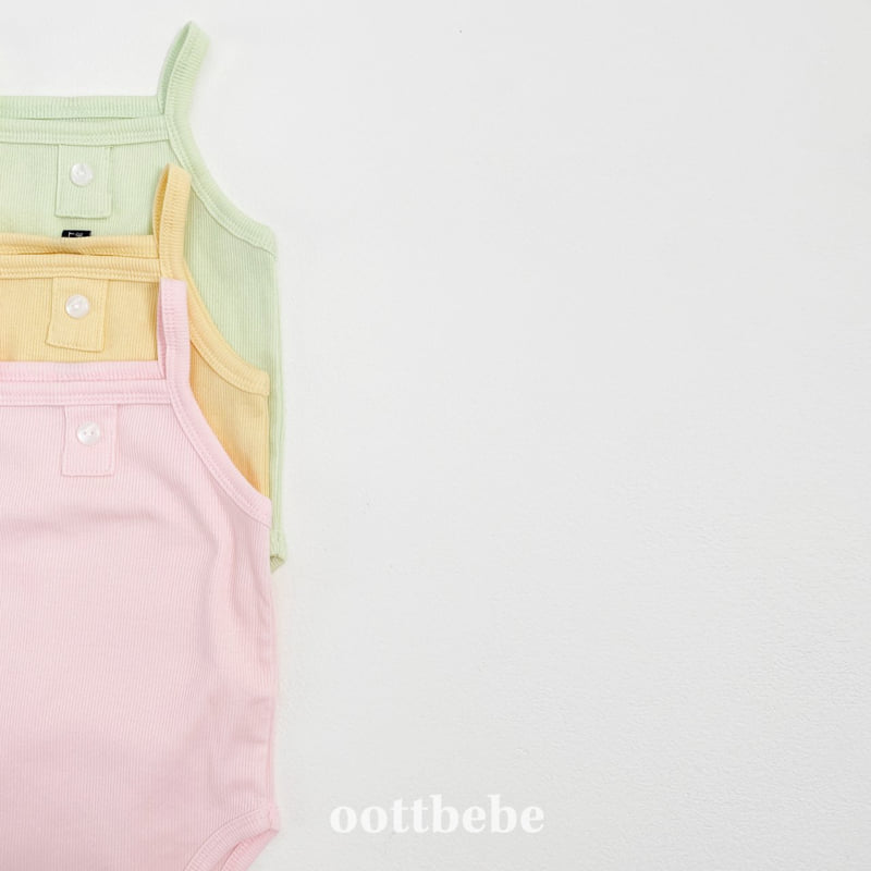 Oott Bebe - Korean Baby Fashion - #babyfever - Bebe Strap Bodysuit Set - 9