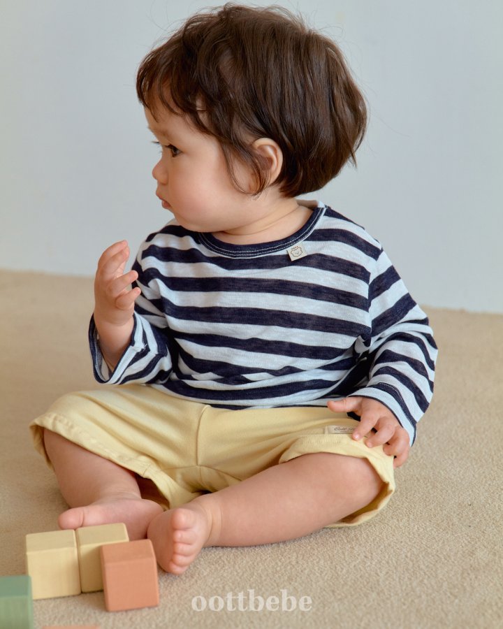 Oott Bebe - Korean Baby Fashion - #babyfever - Jelly Modal Terry Shorts - 10