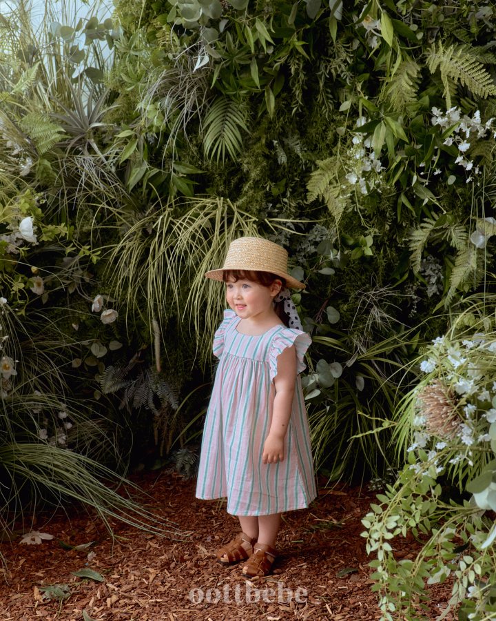 Oott Bebe - Korean Baby Fashion - #babyfever - Merona Frill One-piece - 6