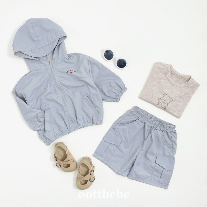 Oott Bebe - Korean Baby Fashion - #babygirlfashion - Wind Cargo Shorts - 8