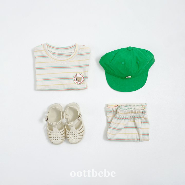 Oott Bebe - Korean Baby Fashion - #babygirlfashion - Aloha Top and Bottom Set - 11
