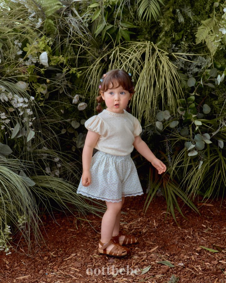 Oott Bebe - Korean Baby Fashion - #babygirlfashion - IVE Puff Sleeve Tee - 9