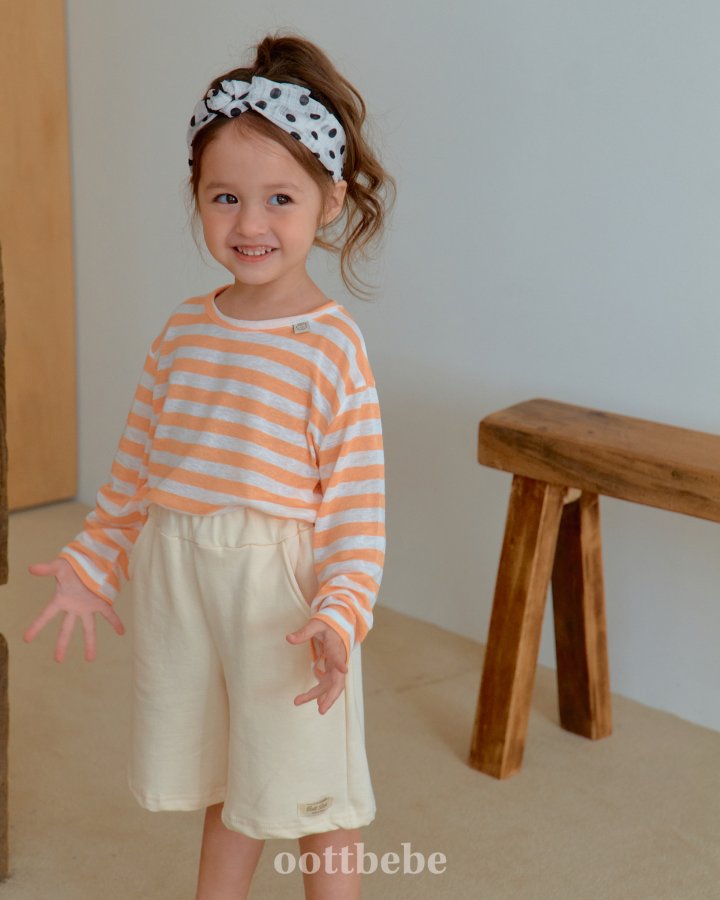 Oott Bebe - Korean Baby Fashion - #babygirlfashion - Swimmer Long Sleeve Tee - 8
