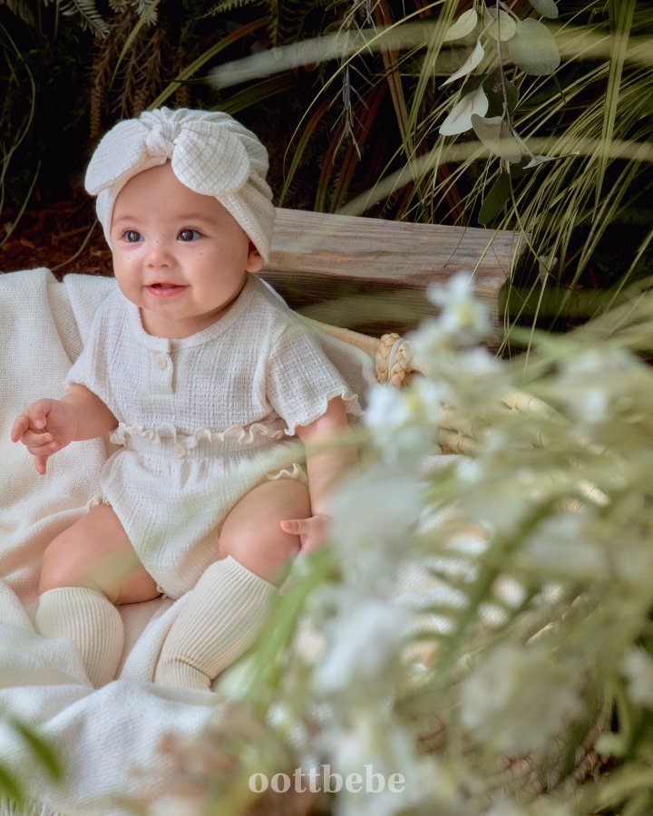 Oott Bebe - Korean Baby Fashion - #babygirlfashion - Rose Bloomer Set - 5