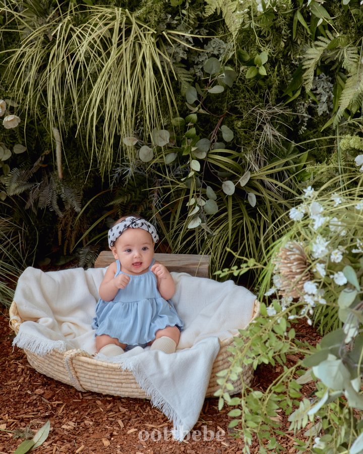 Oott Bebe - Korean Baby Fashion - #babygirlfashion - Bali Sleeveless Suit + Bloomers - 5