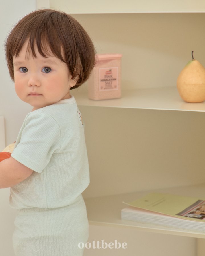Oott Bebe - Korean Baby Fashion - #babygirlfashion - UV Cut Modal Easywear - 3