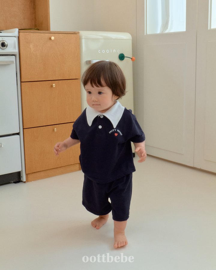 Oott Bebe - Korean Baby Fashion - #babyfever - Summer Cool PK Set - 4