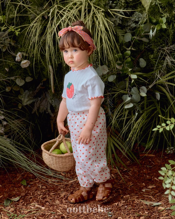 Oott Bebe - Korean Baby Fashion - #babyfever - Ripple Gauze Pants - 4