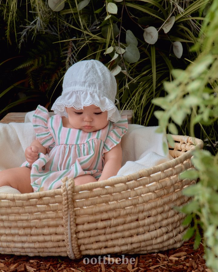 Oott Bebe - Korean Baby Fashion - #babygirlfashion - Merona Frill Suit - 6