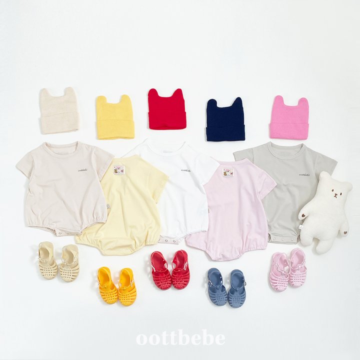 Oott Bebe - Korean Baby Fashion - #babylifestyle - Bebe Supima Short Sleeve Bodysuit - 8