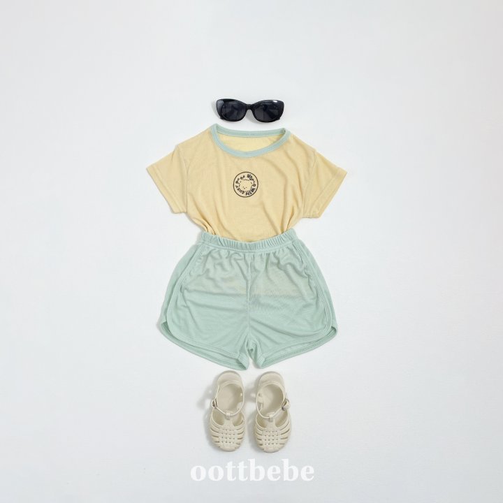 Oott Bebe - Korean Baby Fashion - #babygirlfashion - Sand Top Bottom Set - 4