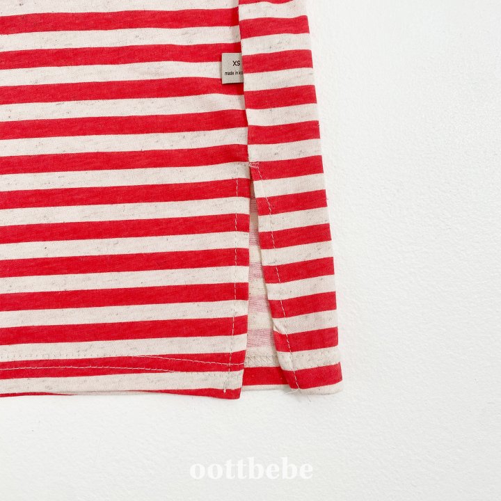 Oott Bebe - Korean Baby Fashion - #babylifestyle - Summer Stripe Dress - 10